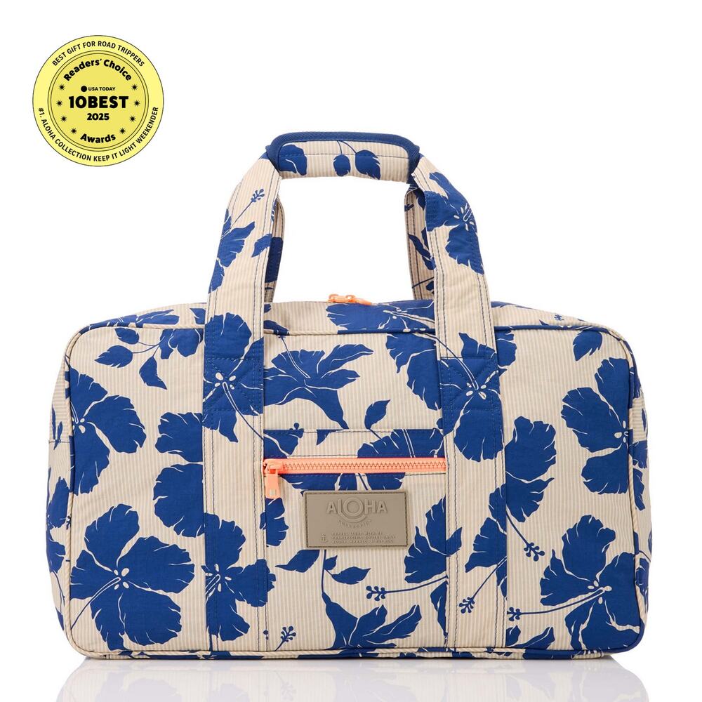 Aloha Collection• KEEP IT LIGHT WEEKENDER SALINA Tiny Stripe Navy - Picture 10 of 12